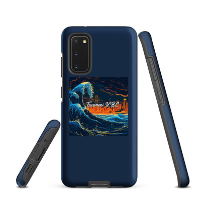 Tough Case for Samsung® | Tsunami Volleyball Club | Glow Tide Athletics Logo
