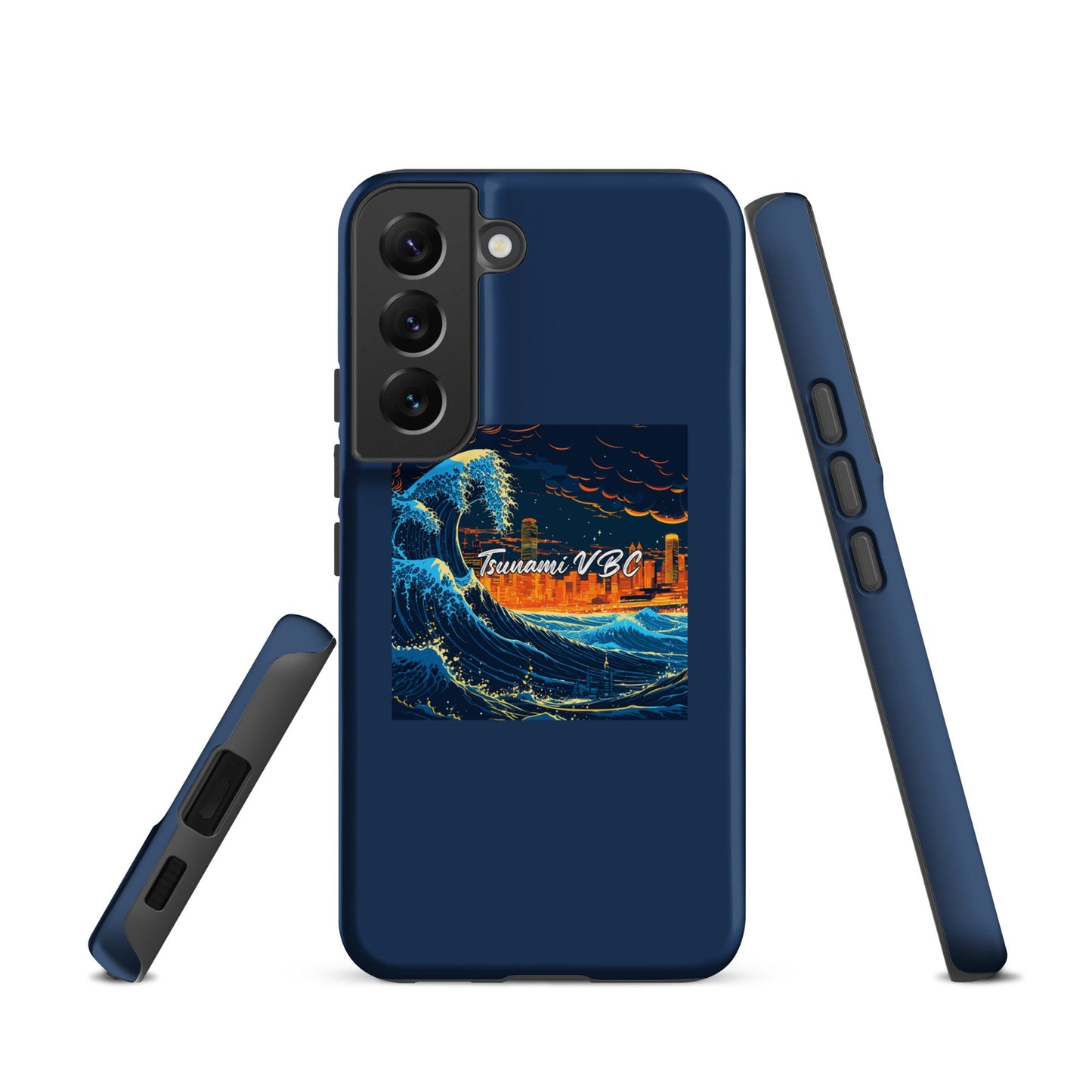 Tough Case for Samsung® | Tsunami Volleyball Club | Glow Tide Athletics Logo