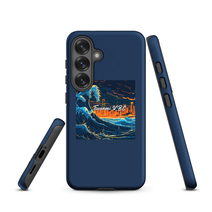 Tough Case for Samsung® | Tsunami Volleyball Club | Glow Tide Athletics Logo