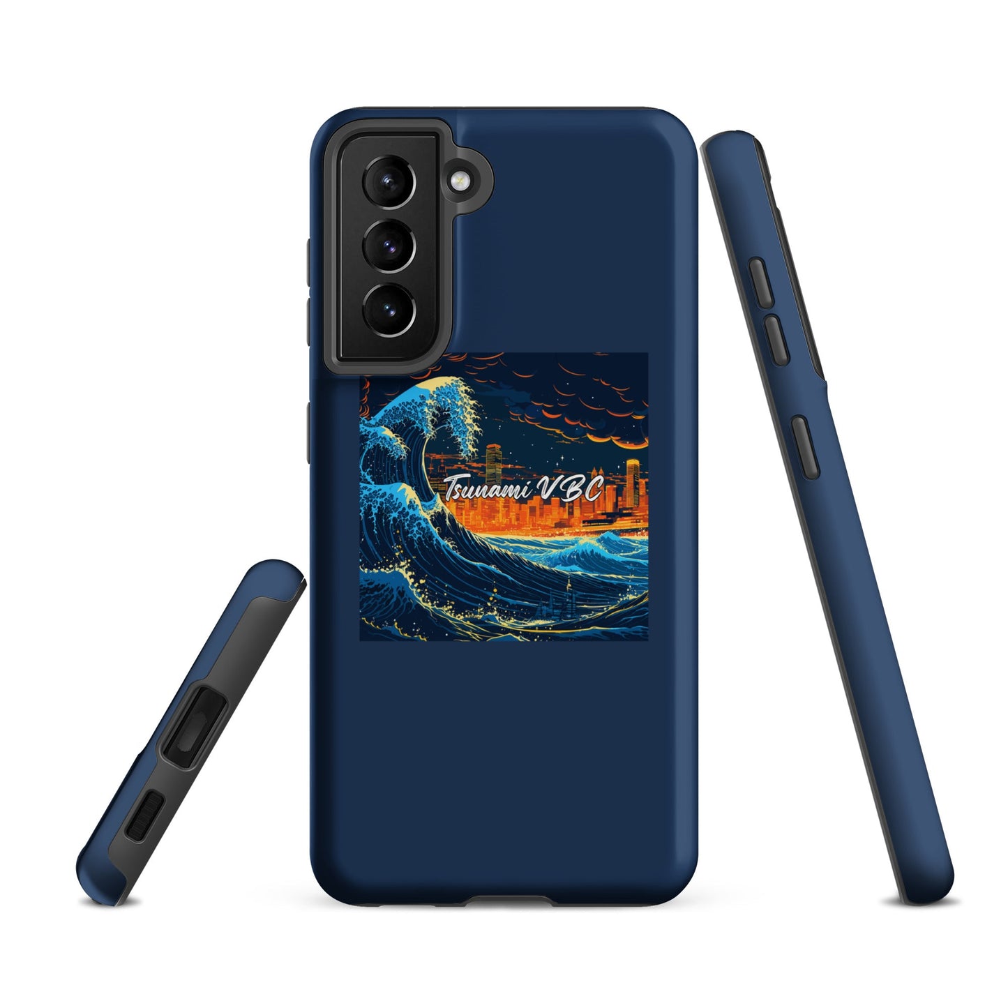 Tough Case for Samsung® | Tsunami Volleyball Club | Glow Tide Athletics Logo