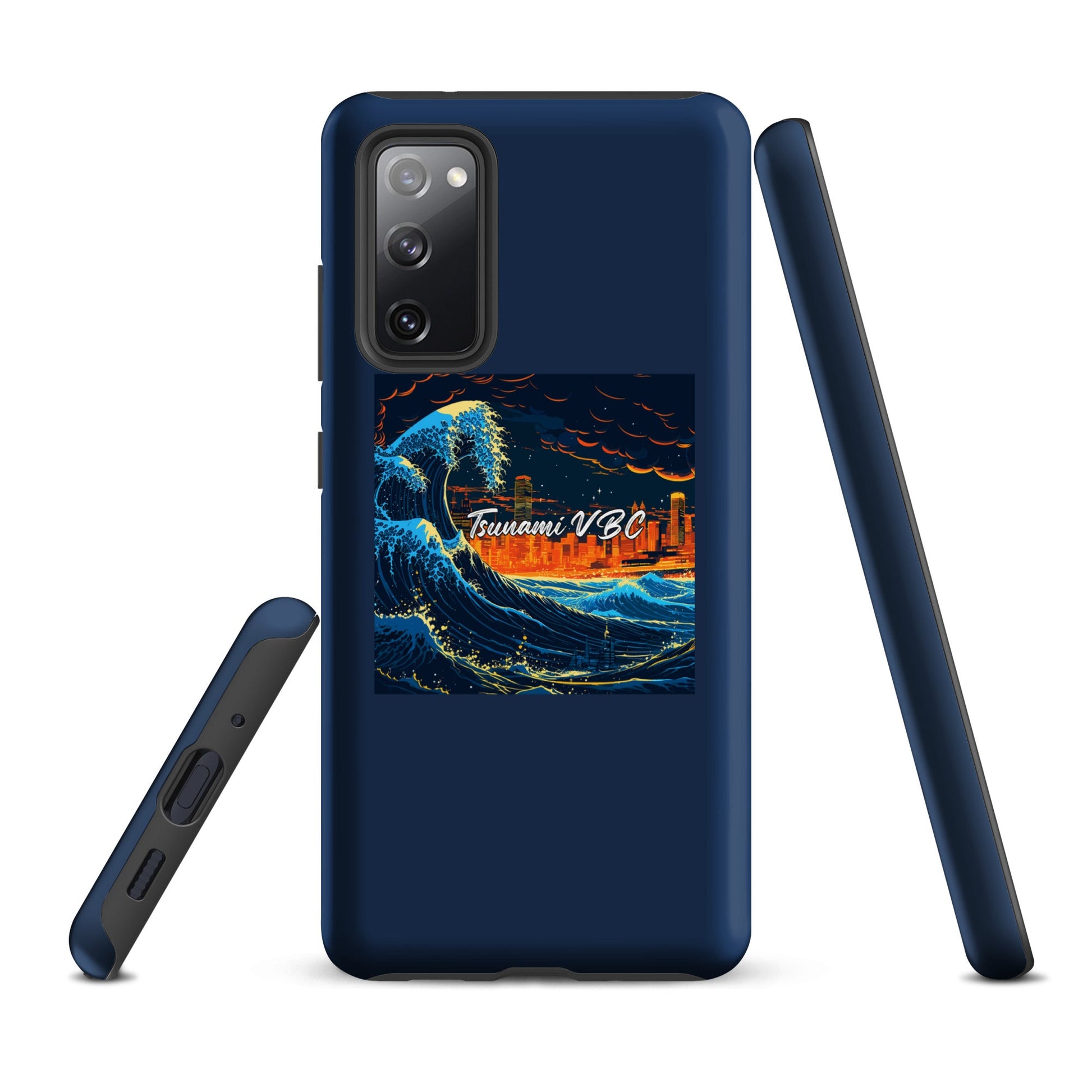 Tough Case for Samsung® | Tsunami Volleyball Club | Glow Tide Athletics Logo
