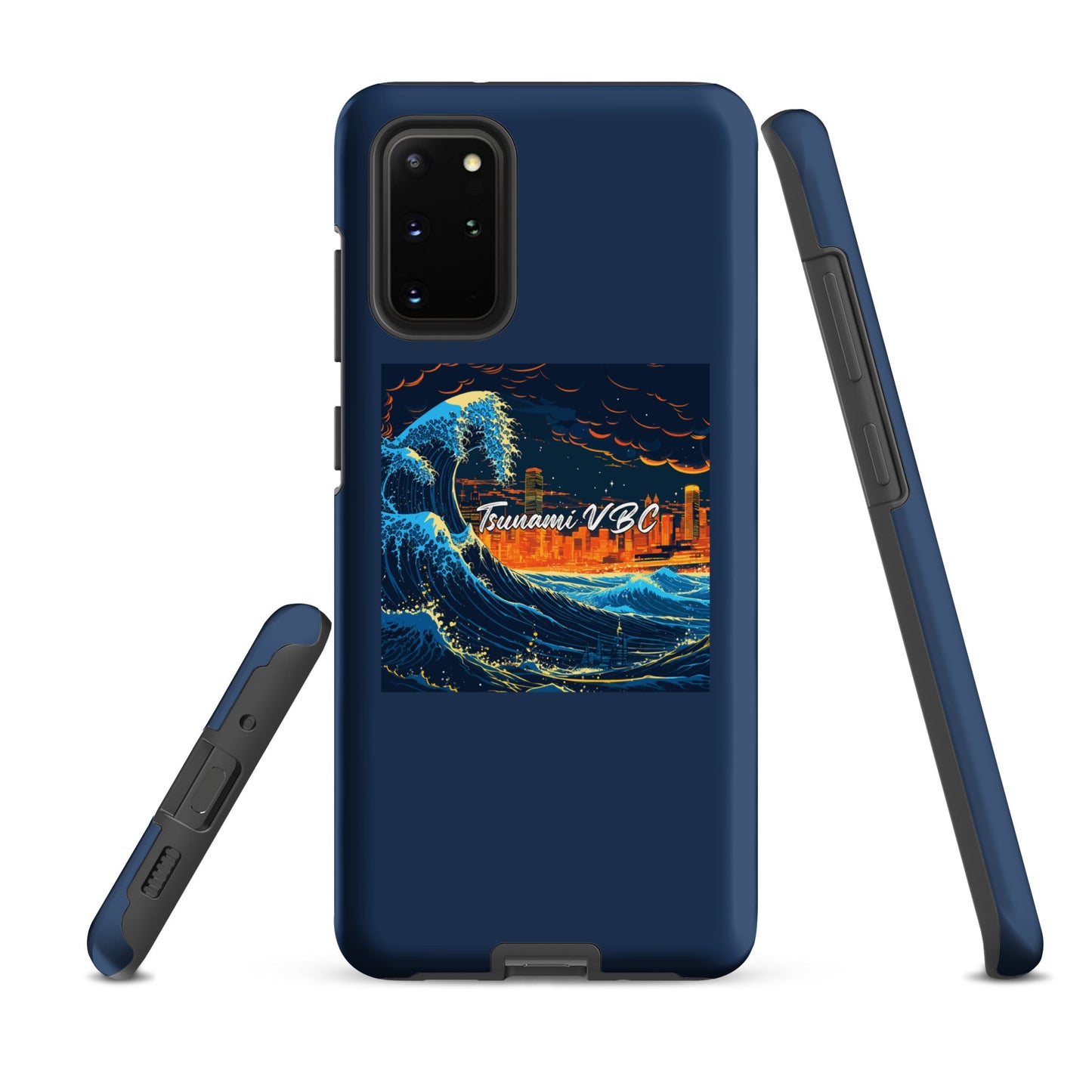 Tough Case for Samsung® | Tsunami Volleyball Club | Glow Tide Athletics Logo