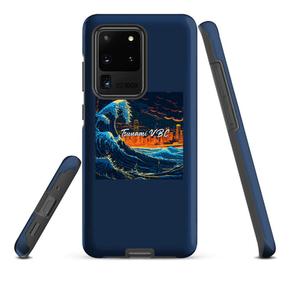 Tough Case for Samsung® | Tsunami Volleyball Club | Glow Tide Athletics Logo