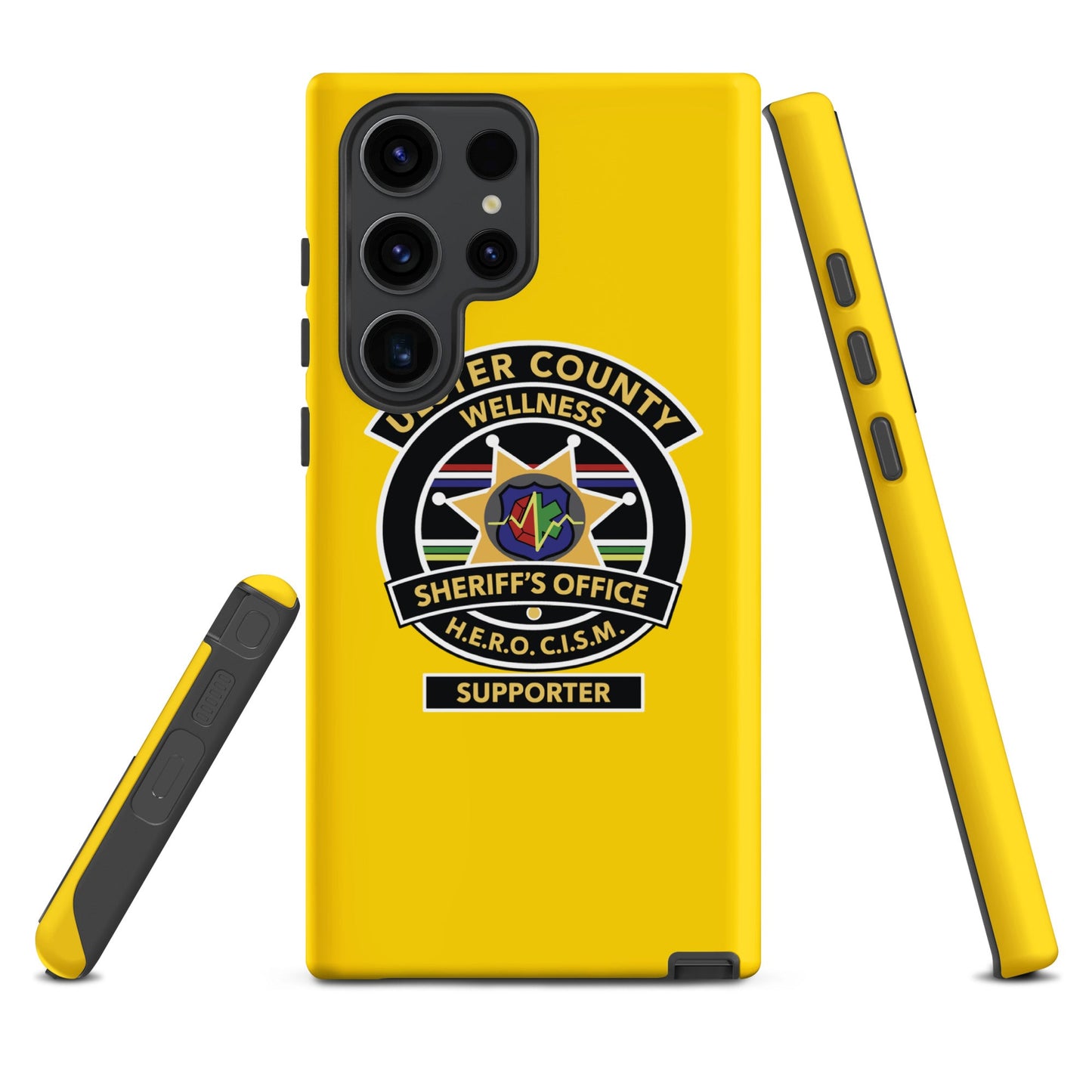 Tough Case for Samsung® | Ulster County Sheriff's Office Wellness Division | Badge Logo