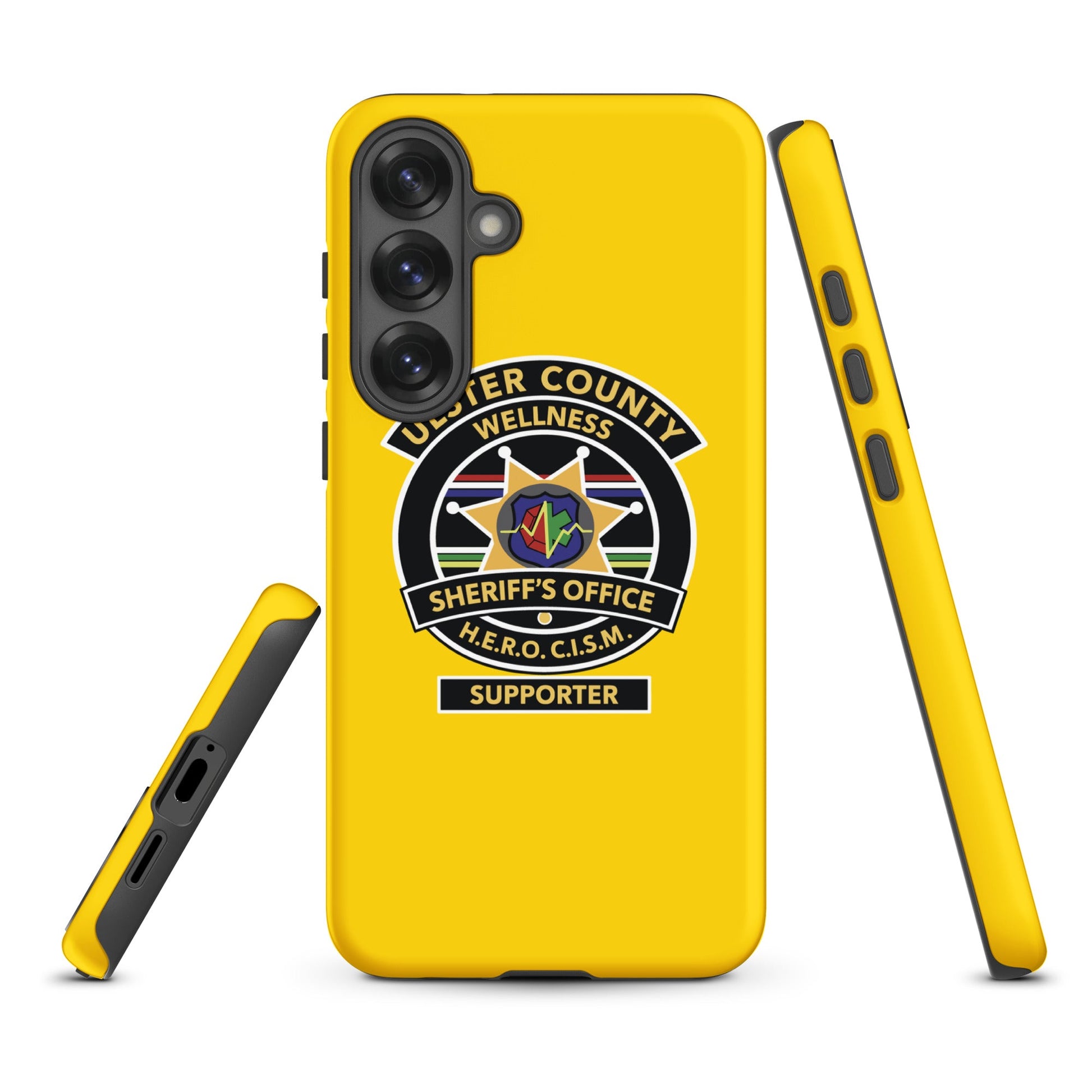 Tough Case for Samsung® | Ulster County Sheriff's Office Wellness Division | Badge Logo