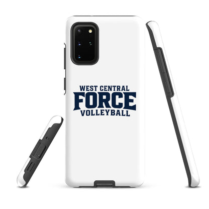 Tough Case for Samsung® | West Central Force Volleyball | Blue Logo