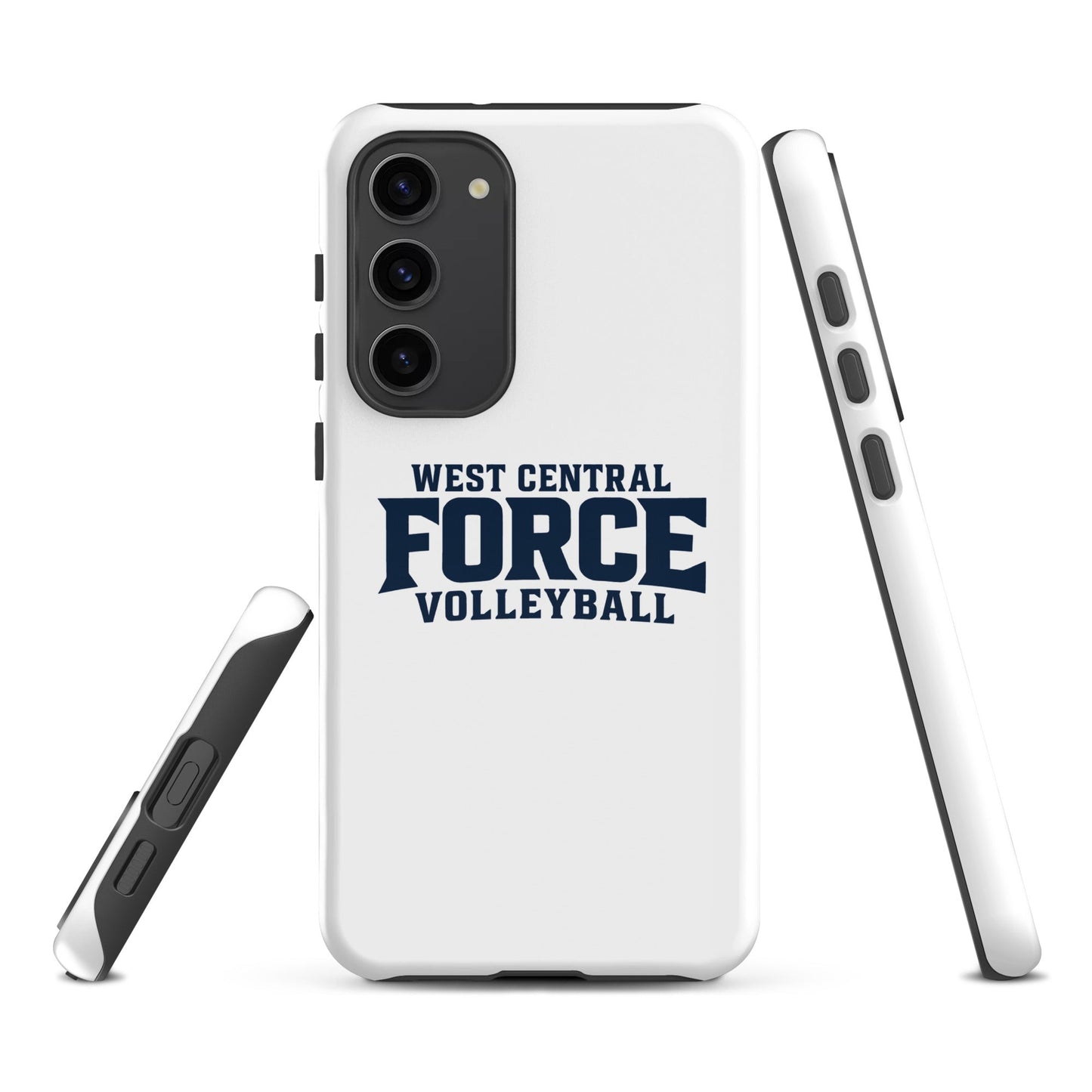 Tough Case for Samsung® | West Central Force Volleyball | Blue Logo