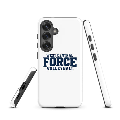 Tough Case for Samsung® | West Central Force Volleyball | Blue Logo