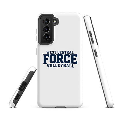Tough Case for Samsung® | West Central Force Volleyball | Blue Logo