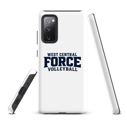 Tough Case for Samsung® | West Central Force Volleyball | Blue Logo