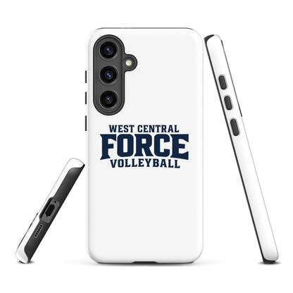 Tough Case for Samsung® | West Central Force Volleyball | Blue Logo