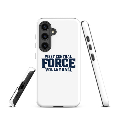 Tough Case for Samsung® | West Central Force Volleyball | Blue Logo