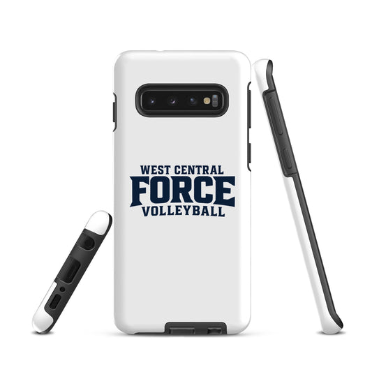 Tough Case for Samsung® | West Central Force Volleyball | Blue Logo