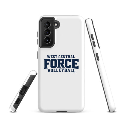 Tough Case for Samsung® | West Central Force Volleyball | Blue Logo