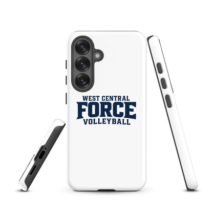 Tough Case for Samsung® | West Central Force Volleyball | Blue Logo