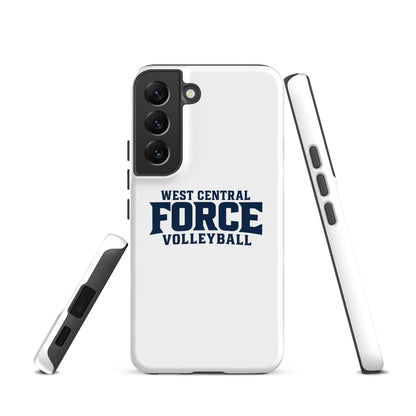 Tough Case for Samsung® | West Central Force Volleyball | Blue Logo