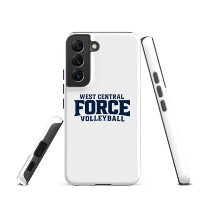 Tough Case for Samsung® | West Central Force Volleyball | Blue Logo