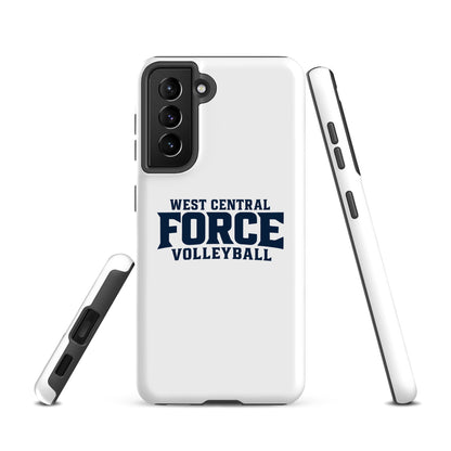 Tough Case for Samsung® | West Central Force Volleyball | Blue Logo