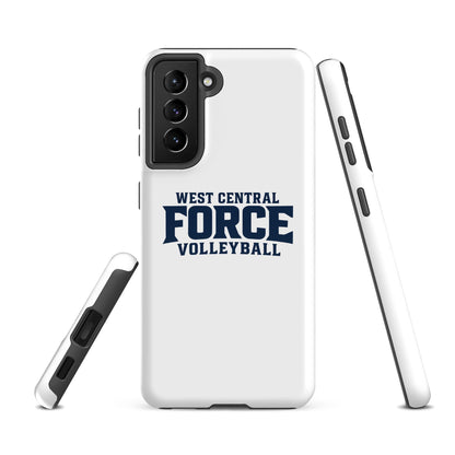 Tough Case for Samsung® | West Central Force Volleyball | Blue Logo