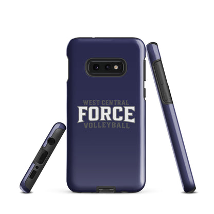 Tough Case for Samsung® | West Central Force Volleyball | Grey Logo