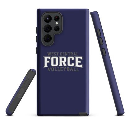 Tough Case for Samsung® | West Central Force Volleyball | Grey Logo