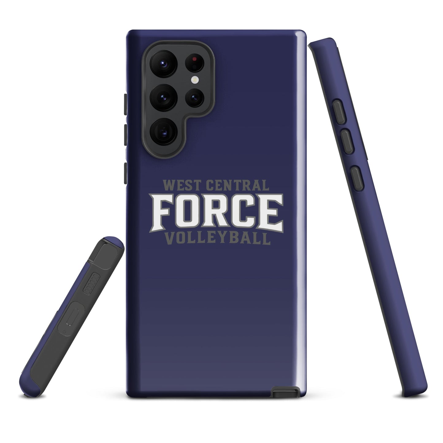Tough Case for Samsung® | West Central Force Volleyball | Grey Logo