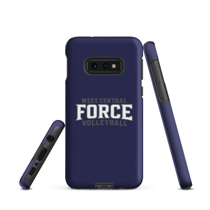 Tough Case for Samsung® | West Central Force Volleyball | Grey Logo