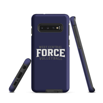 Tough Case for Samsung® | West Central Force Volleyball | Grey Logo