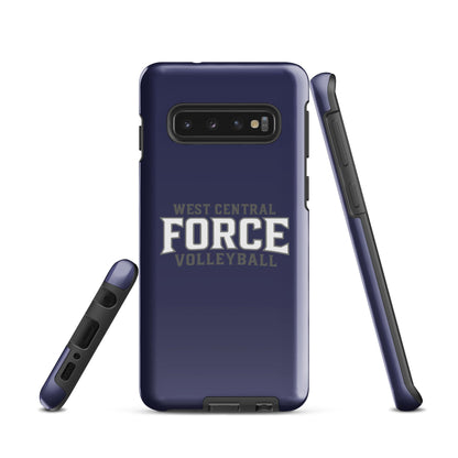 Tough Case for Samsung® | West Central Force Volleyball | Grey Logo