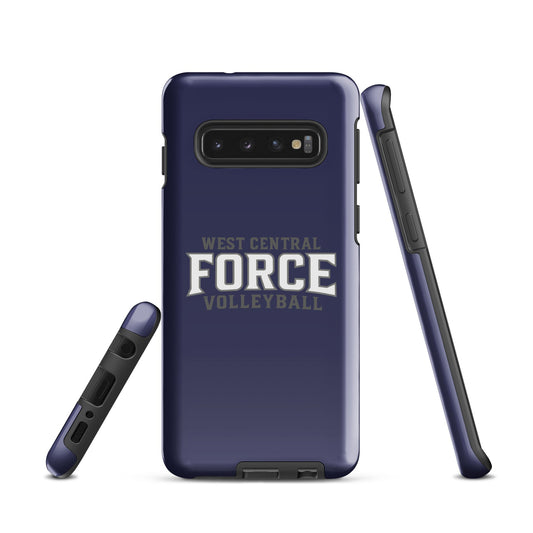 Tough Case for Samsung® | West Central Force Volleyball | Grey Logo