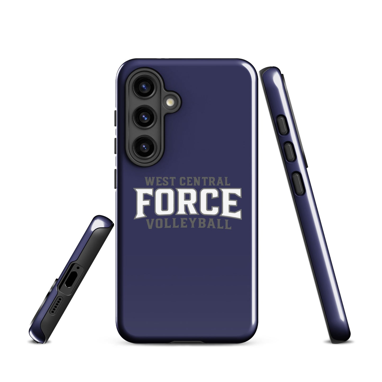 Tough Case for Samsung® | West Central Force Volleyball | Grey Logo