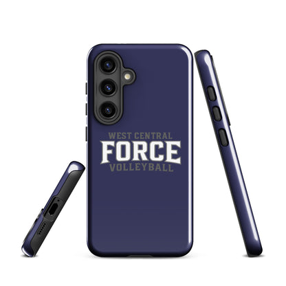 Tough Case for Samsung® | West Central Force Volleyball | Grey Logo