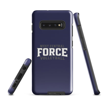 Tough Case for Samsung® | West Central Force Volleyball | Grey Logo