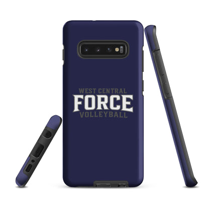 Tough Case for Samsung® | West Central Force Volleyball | Grey Logo