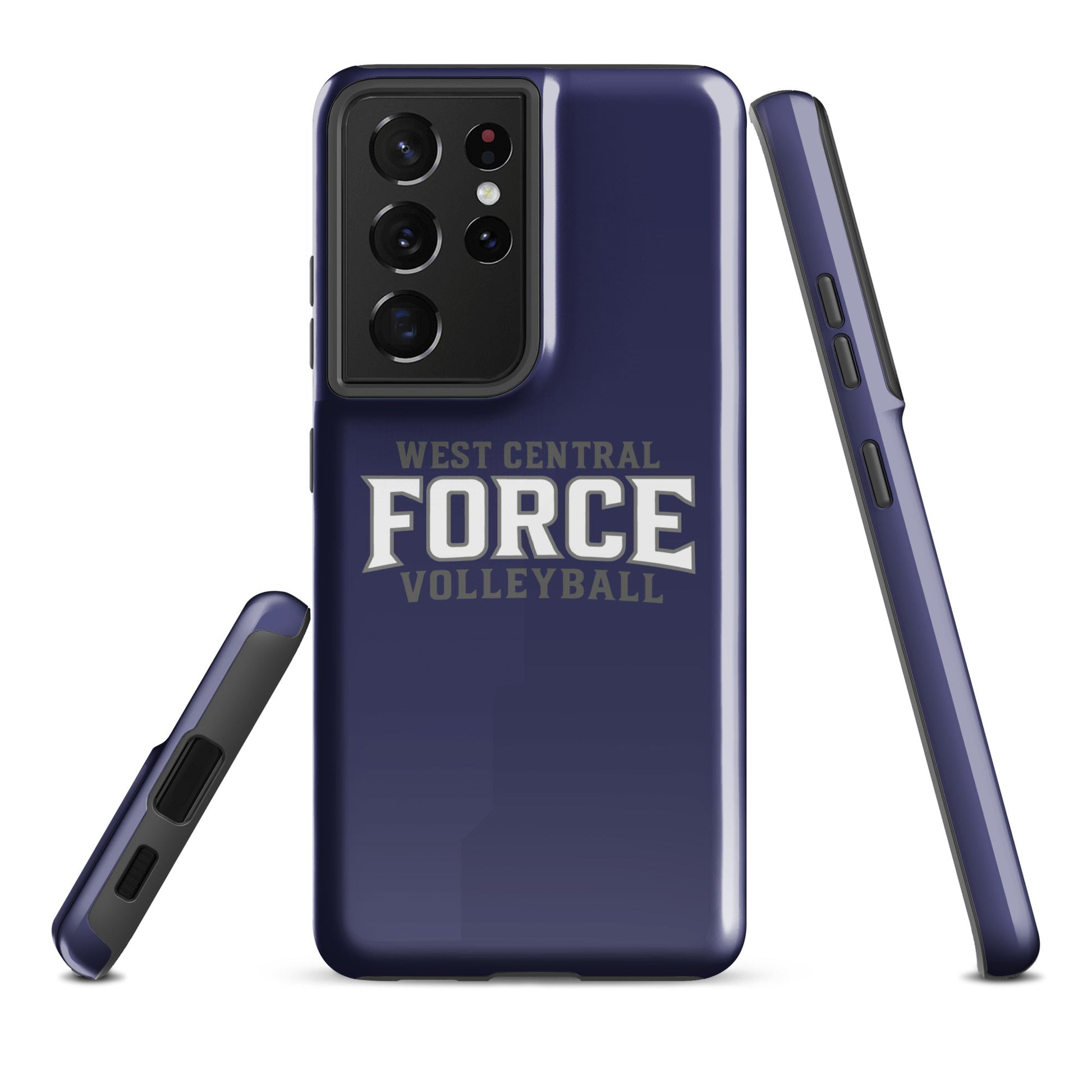 Tough Case for Samsung® | West Central Force Volleyball | Grey Logo