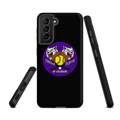 Tough Case for Samsung® | Wildcats Softball | Badge Logo