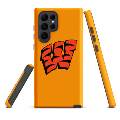 Tough Case for Samsung® | Woodlake Boys Basketball | W Crest Logo