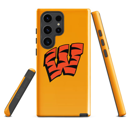 Tough Case for Samsung® | Woodlake Boys Basketball | W Crest Logo