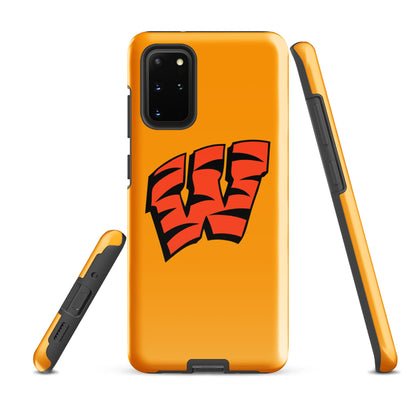 Tough Case for Samsung® | Woodlake Boys Basketball | W Crest Logo