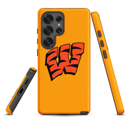 Tough Case for Samsung® | Woodlake Boys Basketball | W Crest Logo