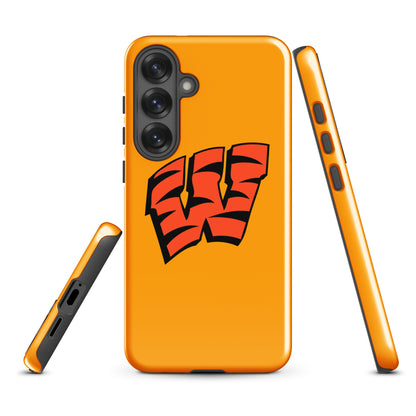 Tough Case for Samsung® | Woodlake Boys Basketball | W Crest Logo