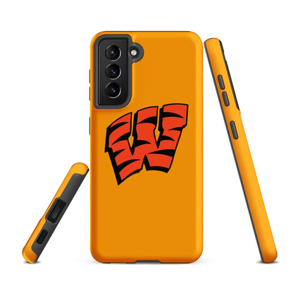 Tough Case for Samsung® | Woodlake Boys Basketball | W Crest Logo