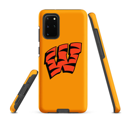 Tough Case for Samsung® | Woodlake Boys Basketball | W Crest Logo