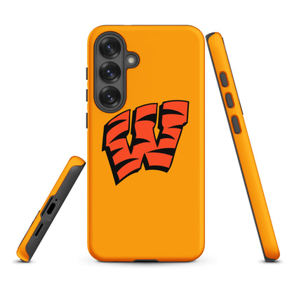 Tough Case for Samsung® | Woodlake Boys Basketball | W Crest Logo