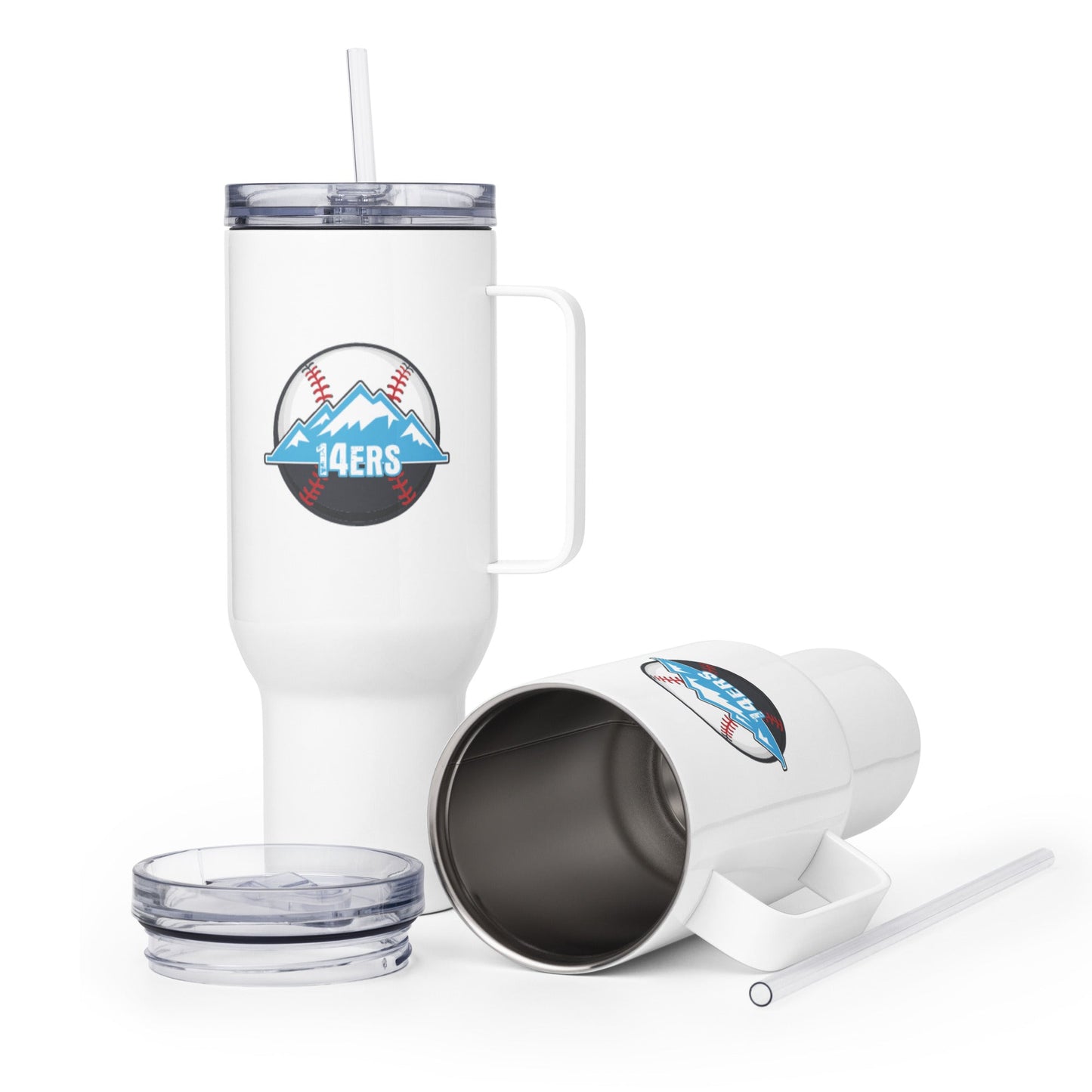 Travel Mug | 14ers Baseball | Athletics Logo