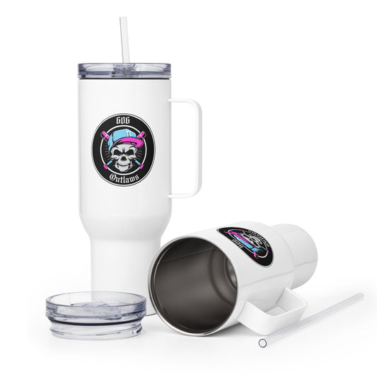 Travel Mug | 606 Outlaws Baseball | Badge Logo