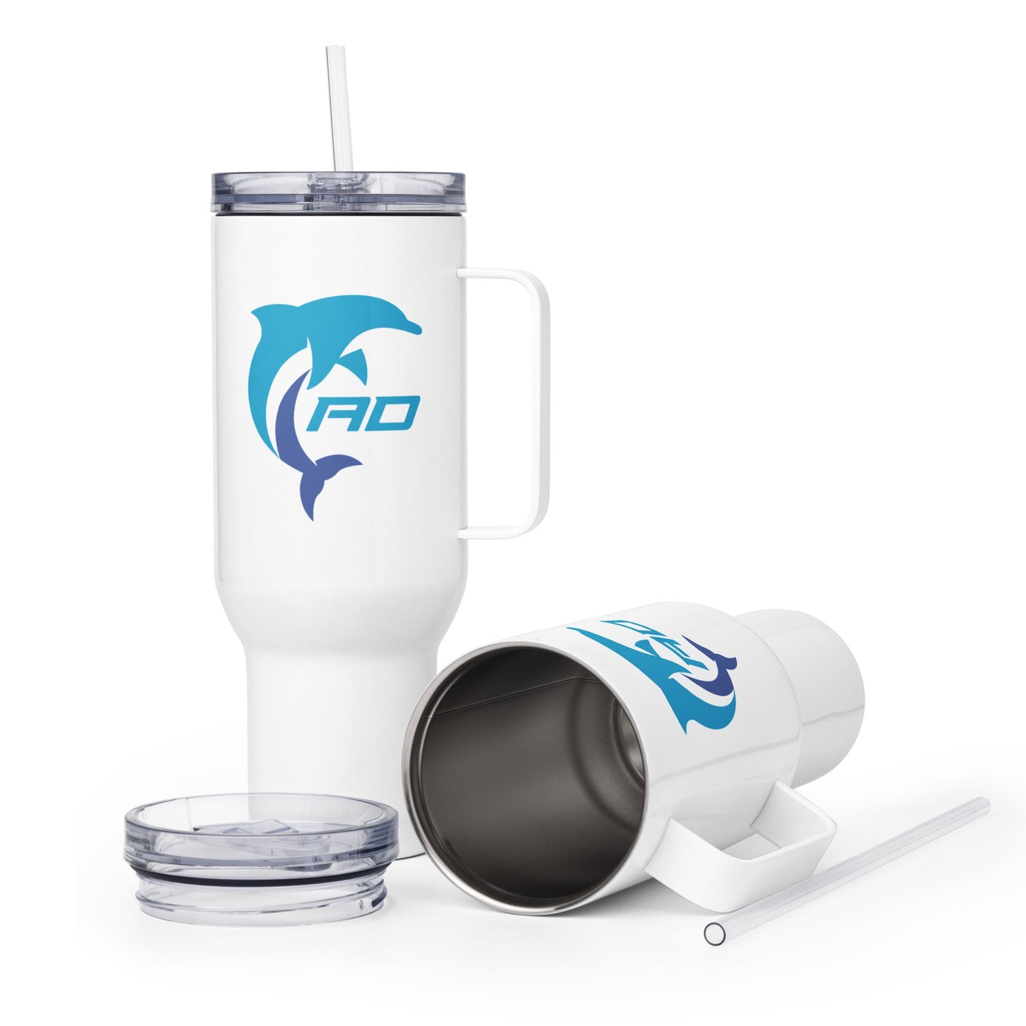 Travel Mug | Arizona Dolphins Swim Team | RD Emblem Logo