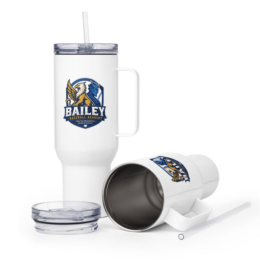 Travel Mug | Bailey Baseball Academy | Shield Logo