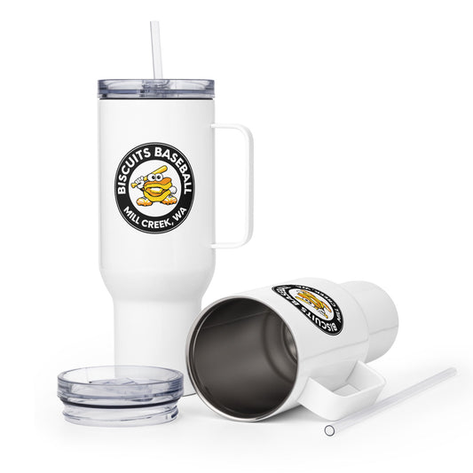 Travel Mug | Biscuits Baseball MCLL | Mascot Logo