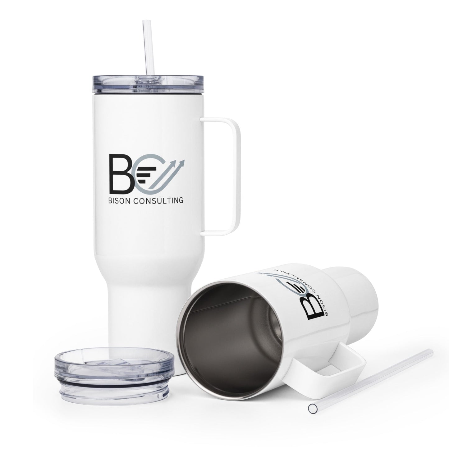 Travel Mug | Bison Consulting | BC Crest Logo